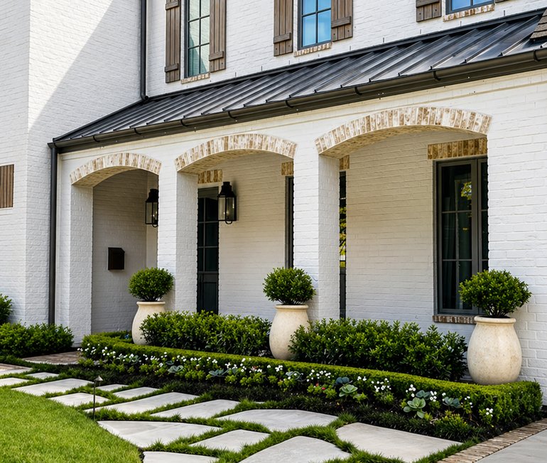 Landscaping and outdoor living project by Strong Landscaping near Near Northside, TX
