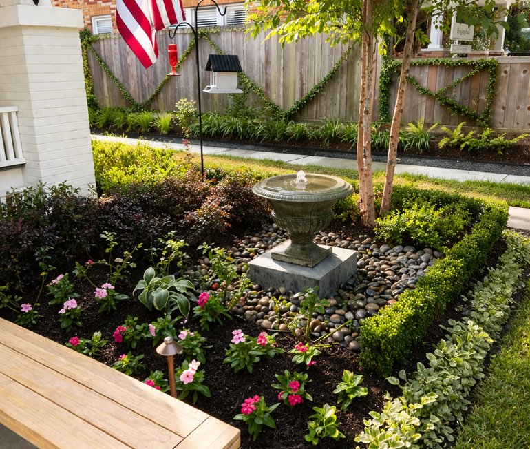 Landscaping and outdoor living project by Strong Landscaping near Braeswood Place, TX