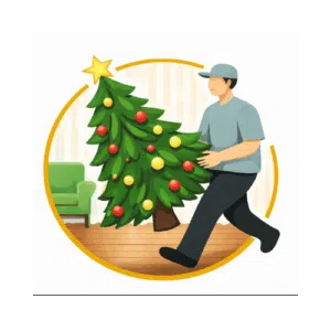 In-Home Natural Christmas tree removal
