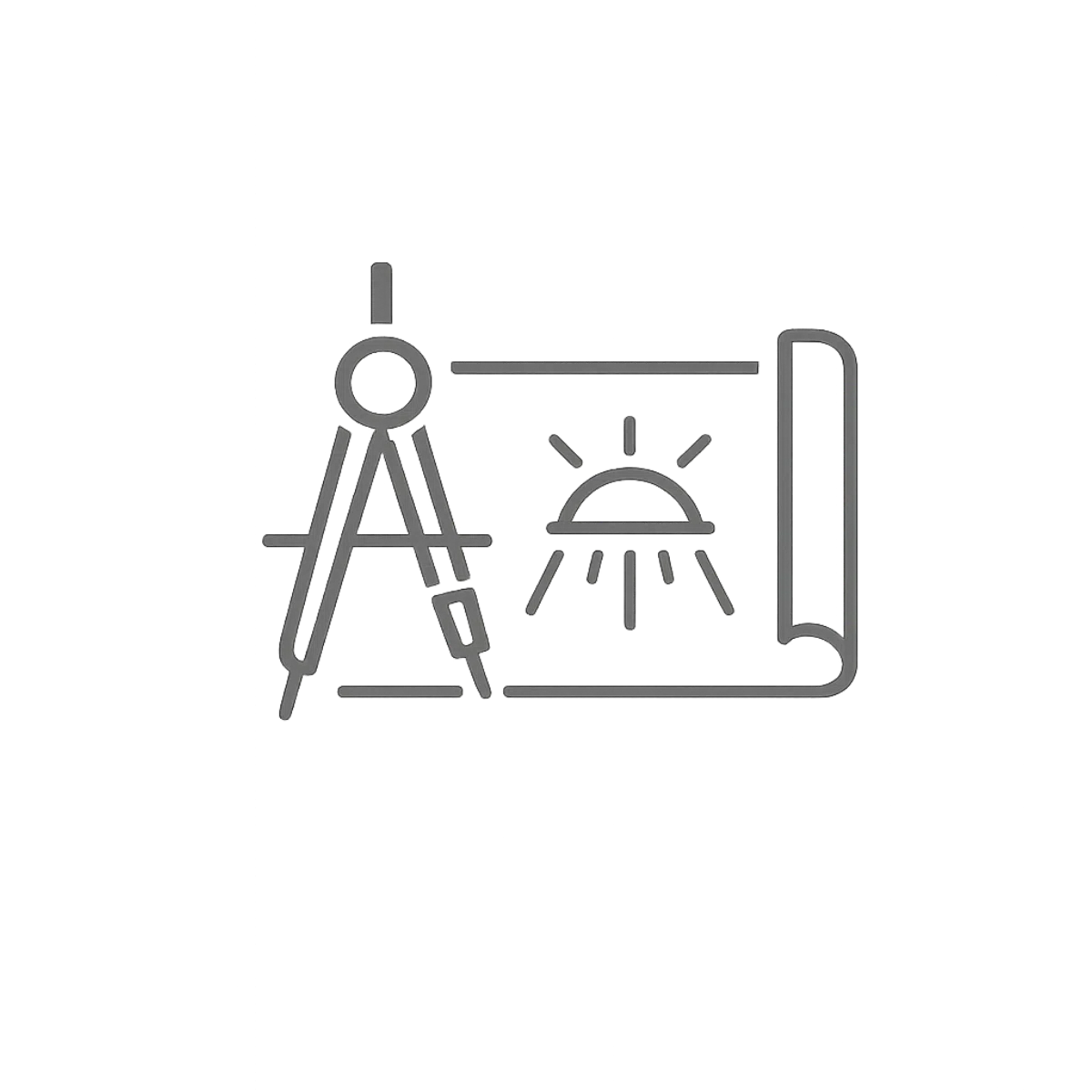 Landscape lighting design plan icon representing custom outdoor lighting layout and fixture placement in Houston